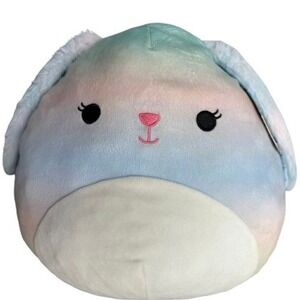 Squishmallow Wu The Bunny Easter 12" Rainbow Plush 2022 Kelly Toy New‎ With Tags